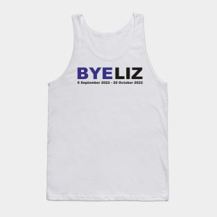 BYE LIZ Truss gone! UK Politics Tank Top